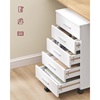 Vasagle ντουλάπι αρχείων με 5 συρτάρια  40 x 42 x 65.7 cm, Λευκό (UOFC081W01) (VASUOFC081W01)-VASUOFC081W01