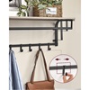 Vasagle Wall Coat Rack with Shelf 30 x 66 x 27 cm (LCR012B02) (VASLCR012B02)-VASLCR012B02