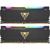 Patriot DIMM 32 GB DDR4-3600 2x 16 GB Dual-Kit Black Viper Steel RGB INTEL XMP (PVSR432G360C8K) (PATRPVSR432G360C8K)-PATRPVSR432G360C8K