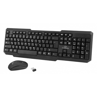 Esperanza Titanum Wiraless Set 2.4ghz Keyboard  Mouse (TK108) (ESPTK108)-ESPTK108