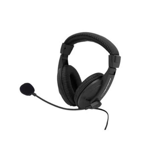 Esperanza Over Ear Multimedia Headphones Black (EH103) (ESPEH103)-ESPEH103
