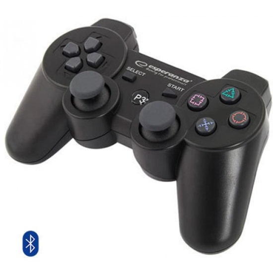 Esperanza Bluetooth Vibration Gamepad For Ps3 (EGG109K) (ESPEGG109K)-ESPEGG109K