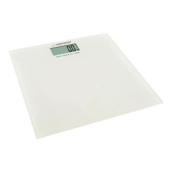 Esperanza Digital Bathroom Scale  White Ebs002w (EBS002W) (ESPEBS002W)-ESPEBS002W