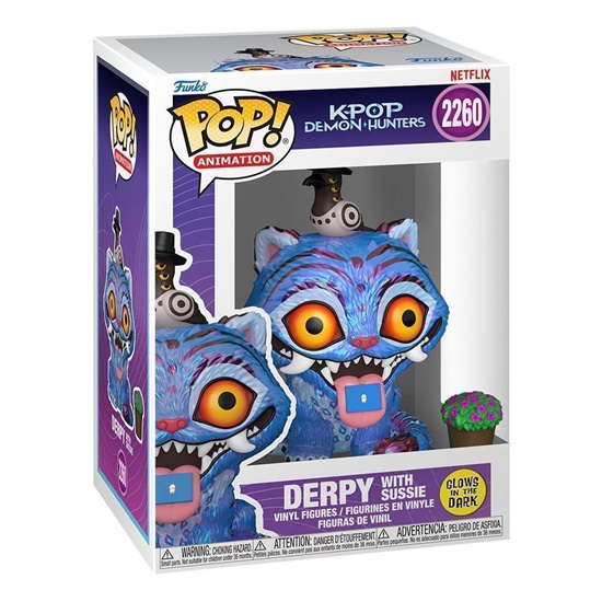 Funko Pop! Animation: KPop Demon Hunters - Derpy with Sussie #2260 Glows in the Dark (FNK46933)-FNK46933
