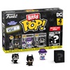 Funko Bitty Pop! DC: 4-Pack - Batman, The Joker, Catwoman (FNK11279)-FNK11279