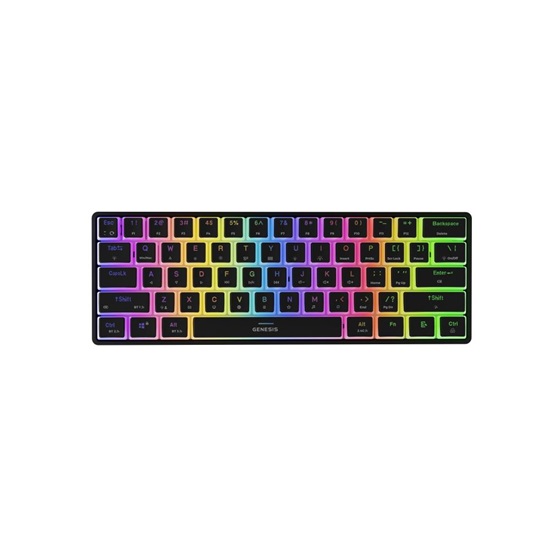 Genesis Gaming Keyboard Thor 660 G2 US Black Wireless RGB Mechanical Cateron Red (NKG-1916) GNSNKG-1916)-GNSNKG-1916