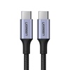 Ugreen US316 Braided USB 2.0 Cable USB-C male - USB-C 100W Μαύρο 2m (70429) (UGR70429)-UGR70429