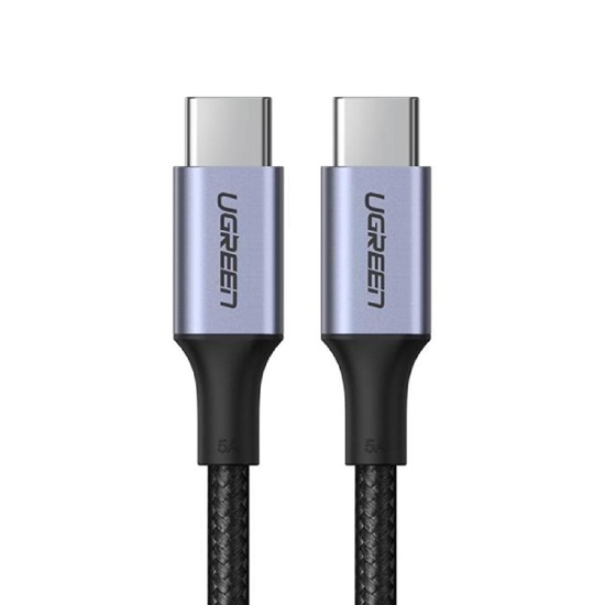 Ugreen US316 Braided USB 2.0 Cable USB-C male - USB-C 100W Μαύρο 2m (70429) (UGR70429)-UGR70429