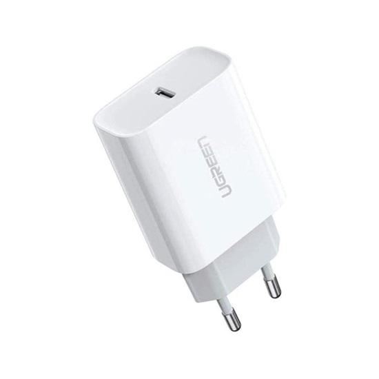 Ugreen Φορτιστής Χωρίς Καλώδιο με Θύρα USB-C 20W White (60450) (UGR60450)-UGR60450