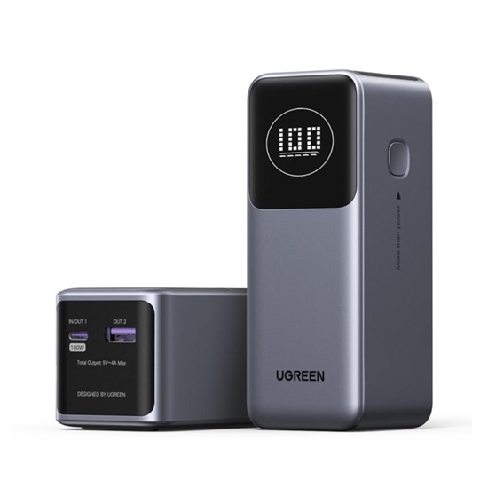 Ugreen PB724 Power Bank 12000mAh 100W με Θύρα USB-A και Θύρα USB-C Power Delivery (35526B) (UGR35526B)-UGR35526B