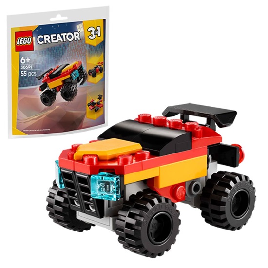 Lego Creator 3-in-1 Mini Monster Truck (Polybag) (30691) (LGO30691)-LGO30691
