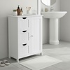 Ντουλάπι Μπάνιου με 3 Συρτάρια 60 x 30 x 81 cm VASAGLE BBC49WT-VASBBC49WT