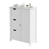 Ντουλάπι Μπάνιου με 3 Συρτάρια 60 x 30 x 81 cm VASAGLE BBC49WT-VASBBC49WT