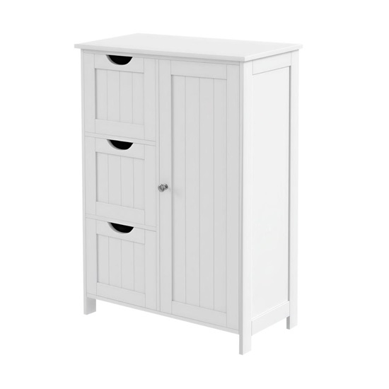 Ντουλάπι Μπάνιου με 3 Συρτάρια 60 x 30 x 81 cm VASAGLE BBC49WT-VASBBC49WT