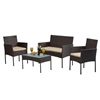 Songmics Έπιπλα Μπαλκονιού Lounge Set (GGF004K05) (SNGGGF004K05)-SNGGGF004K05
