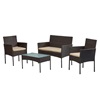 Songmics Έπιπλα Μπαλκονιού Lounge Set (GGF004K05) (SNGGGF004K05)-SNGGGF004K05