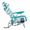 Songmics Beach Chair White/Green 68x63x75cm (GCB62JW) (SNGGCB62JW)-SNGGCB62JW