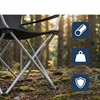 Songmics Camping Chair Set of 2 Black 84x52x81cm (GCB01BK) (SNGGCB01BK)-SNGGCB01BK