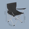 Songmics Camping Chair Set of 2 Black 84x52x81cm (GCB01BK) (SNGGCB01BK)-SNGGCB01BK
