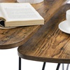 Σετ Μεταλλικά Βοηθητικά Τραπέζια Nesting 60 x 38 x 47.5 cm 2 τμχ VASAGLE LNT012B01-VASLNT012B01