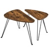 Σετ Μεταλλικά Βοηθητικά Τραπέζια Nesting 60 x 38 x 47.5 cm 2 τμχ VASAGLE LNT012B01-VASLNT012B01