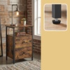 Vasagle Bedside Table 38 x 28 x 60 cm (LET521B01) (VASLET521B01)-VASLET521B01