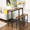 Μεταλλικό Ορθογώνιο Τραπέζι - Bar 120 x 40 x 100 cm VASAGLE LBT12X-VASLBT12X