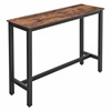 Μεταλλικό Ορθογώνιο Τραπέζι - Bar 120 x 40 x 100 cm VASAGLE LBT12X-VASLBT12X