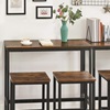 Μεταλλικό Ορθογώνιο Τραπέζι - Bar 100 x 40 x 90 cm VASAGLE LBT10X-VASLBT10X