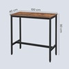 Μεταλλικό Ορθογώνιο Τραπέζι - Bar 100 x 40 x 90 cm VASAGLE LBT10X-VASLBT10X