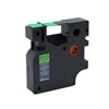 Ετικέτες Γενικής Χρήσης Mediarange (Dymo® D1/45019/S0720590) 12mm, 7m, Laminated and Permanent Adhesive, Black on Green (MRDY45019)-MRDY45019