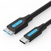 VENTION USB 3.0 C Male to Micro-B Male 2A Cable 0.5M Black (CQABD) (VENCQABD)-VENCQABD