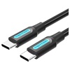 VENTION USB 2.0 C Male to Male Cable 0.5M Black PVC Type (COSBD) (VENCOSBD)-VENCOSBD