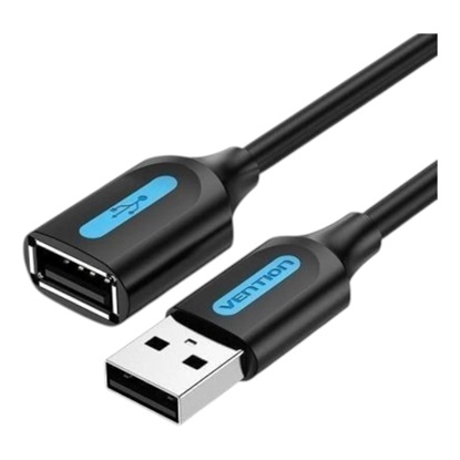 VENTION USB 2.0 A Male to A Female Extension Cable 5M black PVC Type (CBIBJ) (VENCBIBJ)-VENCBIBJ