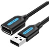 VENTION USB 2.0 A Male to A Female Extension Cable 2M black PVC Type (CBIBH) (VENCBIBH)-VENCBIBH