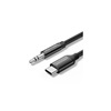 VENTION USB-C Male to 3.5mm Male Audio Cable with DAC Adapter 1M Black ABS Type (BIFBF) (VENBIFBF)-VENBIFBF