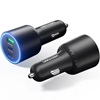 VENTION Three-Port USB C+C+A (100W+65W+36W) Car Charger Black ABS Type (FFPB0) (VENFFPB0)-VENFFPB0