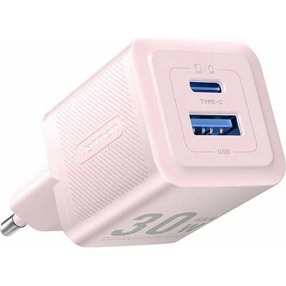 VENTION 2-Port USB (C + A) GaN Charger (30W/30W) EU-Plug Pink (FEQP0-EU) (VENFEQP0-EU)-VENFEQP0-EU