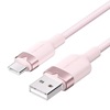 VENTION USB 2.0 A Male to C Male 6A Cable 1M Pink Flexible PVC Type (CWBPF) (VENCWBPF)-VENCWBPF