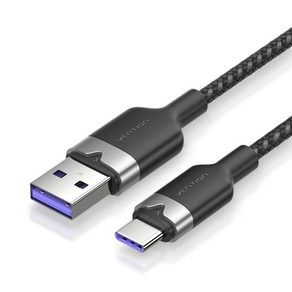 VENTION USB 2.0 A Male to C Male 6A Cable 1M Gray Flexible PVC Type (CWBHF) (VENCWBHF)-VENCWBHF