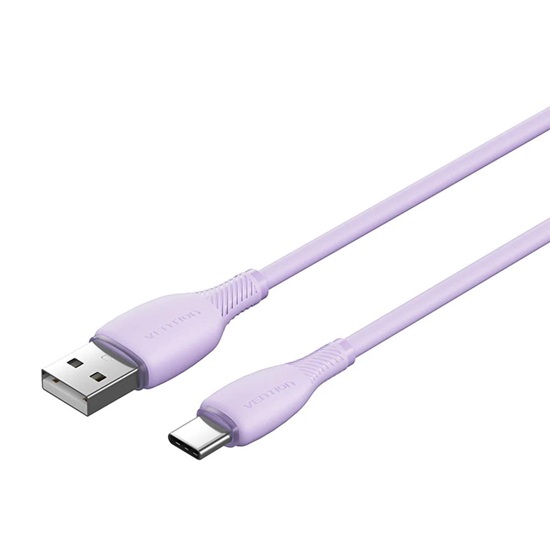 VENTION USB 2.0 A Male to C Male 3A Cable 0.25M White PVC Type (CTWWC) (VENCTWWC)-VENCTWWC