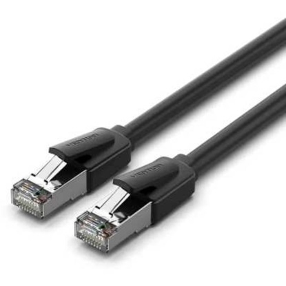VENTION Cat8 SFTP Patch Cable 0.5M Black (IKKBD) (VENIKKBD)-VENIKKBD