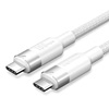 VENTION USB 3.2 Gen2 C Male to C Male 10Gbps Cable 1M White Aluminum Alloy Type (TRGWF) (VENTRGWF)-VENTRGWF