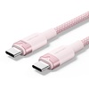 VENTION USB 2.0 C Male to C Male 5A Cable 2M Pink Flexible PVC Type (TRWPH) (VENTRWPH)-VENTRWPH