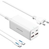 VENTION 4-Port USB (C + C + A + A) GaN Charger (100W/100W/18W/18W) EU-Plug White (FBSWG-EU) (VENFBSWG-EU)-VENFBSWG-EU