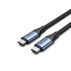 VENTION Cotton Braided USB 4.0 Type-C to Type-C 5A Cable 1M Gray Aluminum Alloy Type (TAVHF) (VENTAVHF)-VENTAVHF