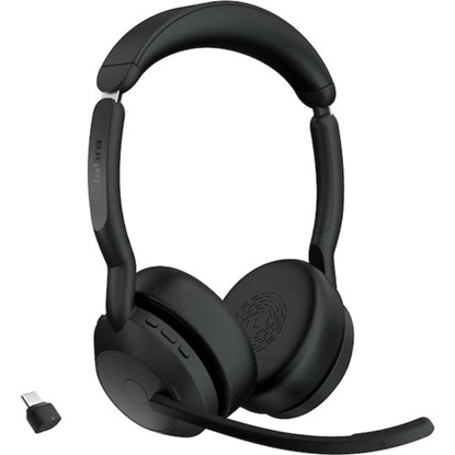 Jabra Headset Evolve2 55 UC Stereo Bluetooth USB-C (25599-989-899) (JAB25599-989-899)-JAB25599-989-899