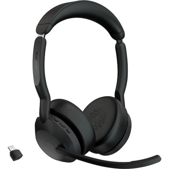 Jabra Headset Evolve2 55 UC Stereo Bluetooth USB-C (25599-989-899) (JAB25599-989-899)-JAB25599-989-899