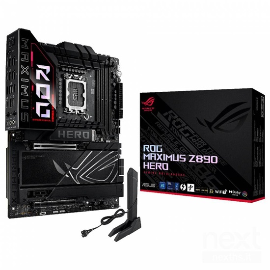ASUS ROG MAXIMUS Z890 HERO Intel Z890 LGA 1851 (Socket V1) ATX (90MB1ID0-M0EAY0) (ASU90MB1ID0-M0EAY0)-ASU90MB1ID0-M0EAY0