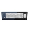 MediaRange Wired Keyboard and Mouse Set, QWERTY (GR), Function Keys, 3-Button Mouse,1.200 dpi, Symmetrical, 1.5m Cable, White (MROS276-GR)-MROS276-GR
